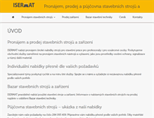 Tablet Screenshot of isermat.cz